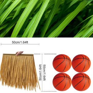 DIOB Palm Thatch Simulation Thatch Tile Fireproof Straw Thatched for Garden Patio Umbrella Fence Party Decoration (Size : 0.5x0.5m)