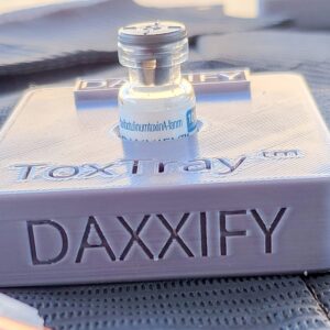 ToxTray Tower 3D Printed Spill-Resistant Vial Holder for Botox, Xeomin, Dysport, Jeuveau, Daxxify Space-Saving for MedSpa Professionals - Ideal Gift for Nurses, NPS & PAs - Saves Money (Daxxify)