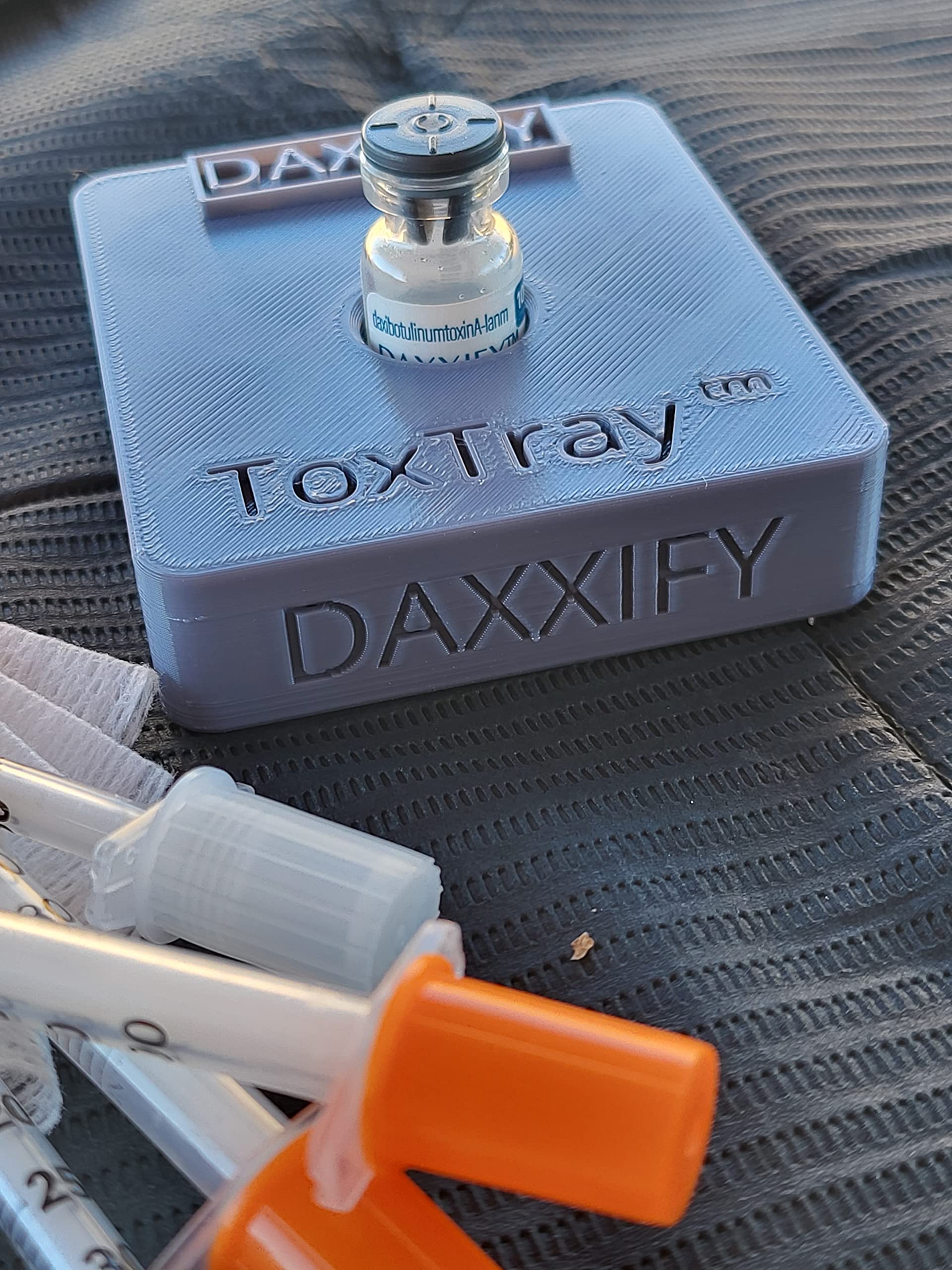 ToxTray Tower 3D Printed Spill-Resistant Vial Holder for Botox, Xeomin, Dysport, Jeuveau, Daxxify Space-Saving for MedSpa Professionals - Ideal Gift for Nurses, NPS & PAs - Saves Money (Daxxify)