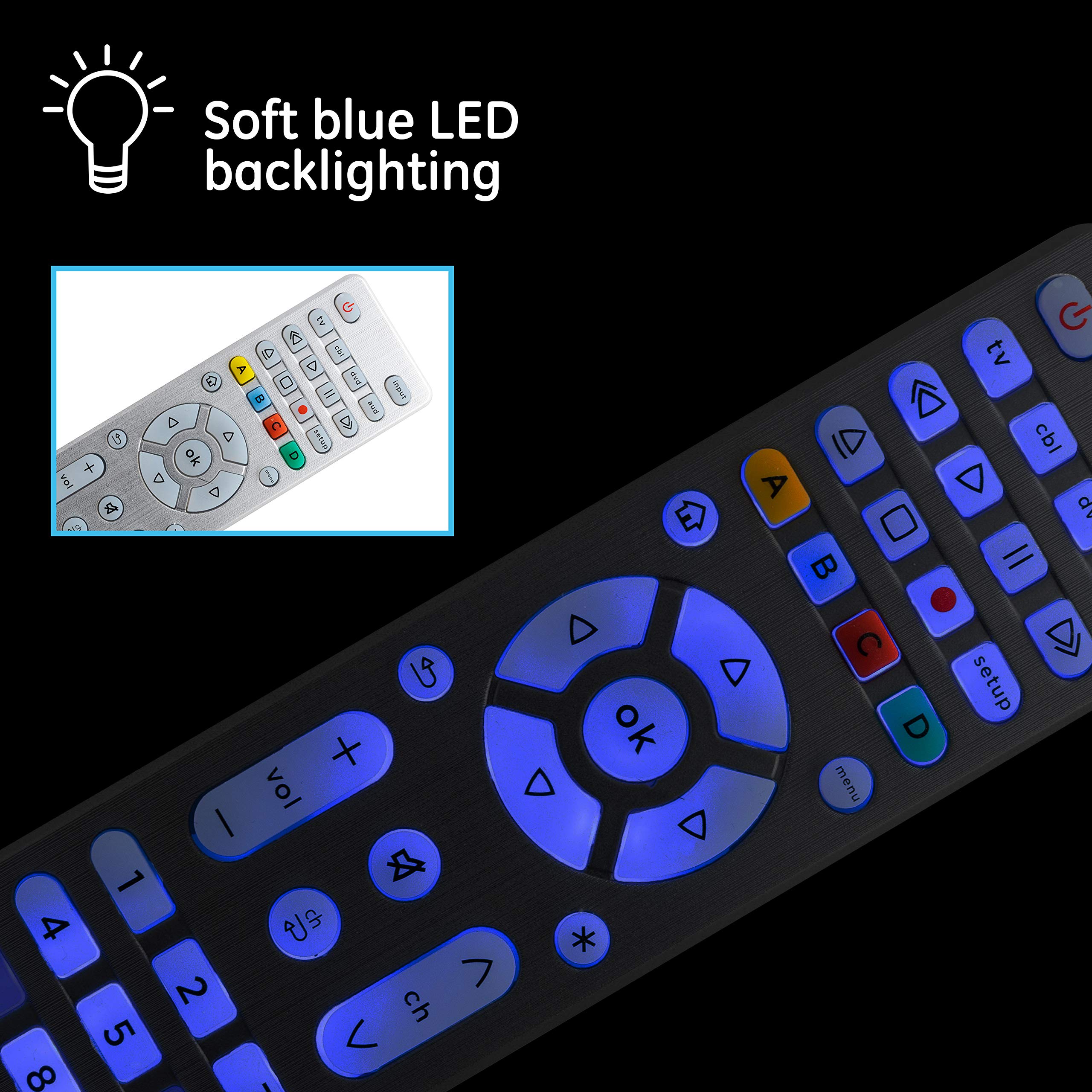 GE Backlit Universal Remote Control & GE Backlit Universal Remote Control