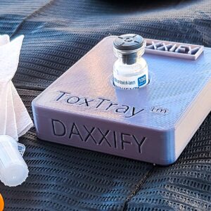 ToxTray Tower 3D Printed Spill-Resistant Vial Holder for Botox, Xeomin, Dysport, Jeuveau, Daxxify Space-Saving for MedSpa Professionals - Ideal Gift for Nurses, NPS & PAs - Saves Money (Daxxify)