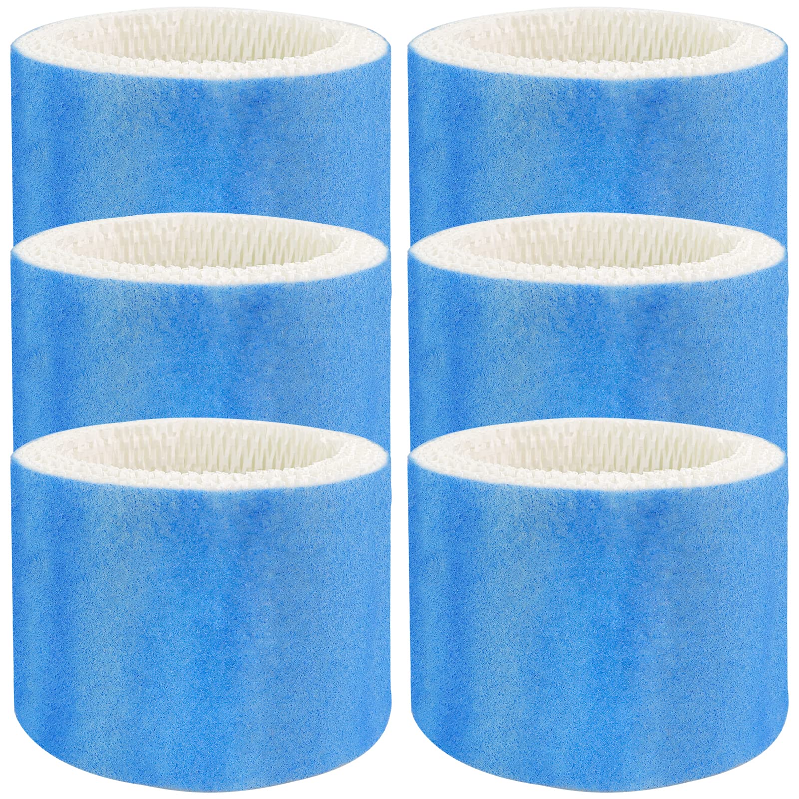 Funmit Humidifier Filters Replacement for Honeywell Humidifier Filter HAC-504 HAC-504AW and Honeywell Filter A, Replacement for Honeywell HCM-350 HCM-500 HCM600 Cool Mist Humidifiers, 6 Pack, Blue