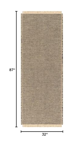 Livabliss x Becki Owens Kimi Cottage Runner Area Rug, 2'7" x 7'3", Ink Blue, (7' and under)