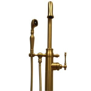 Lebaron Freestanding Tub Filler with Hand Shower