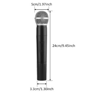 Tceapoo Microphone Props for Party, Toy Microphone Fake Microphone Simulate Speech Practice Microphone for Christmas Karaoke Fun Stage Costume Prop Birthday