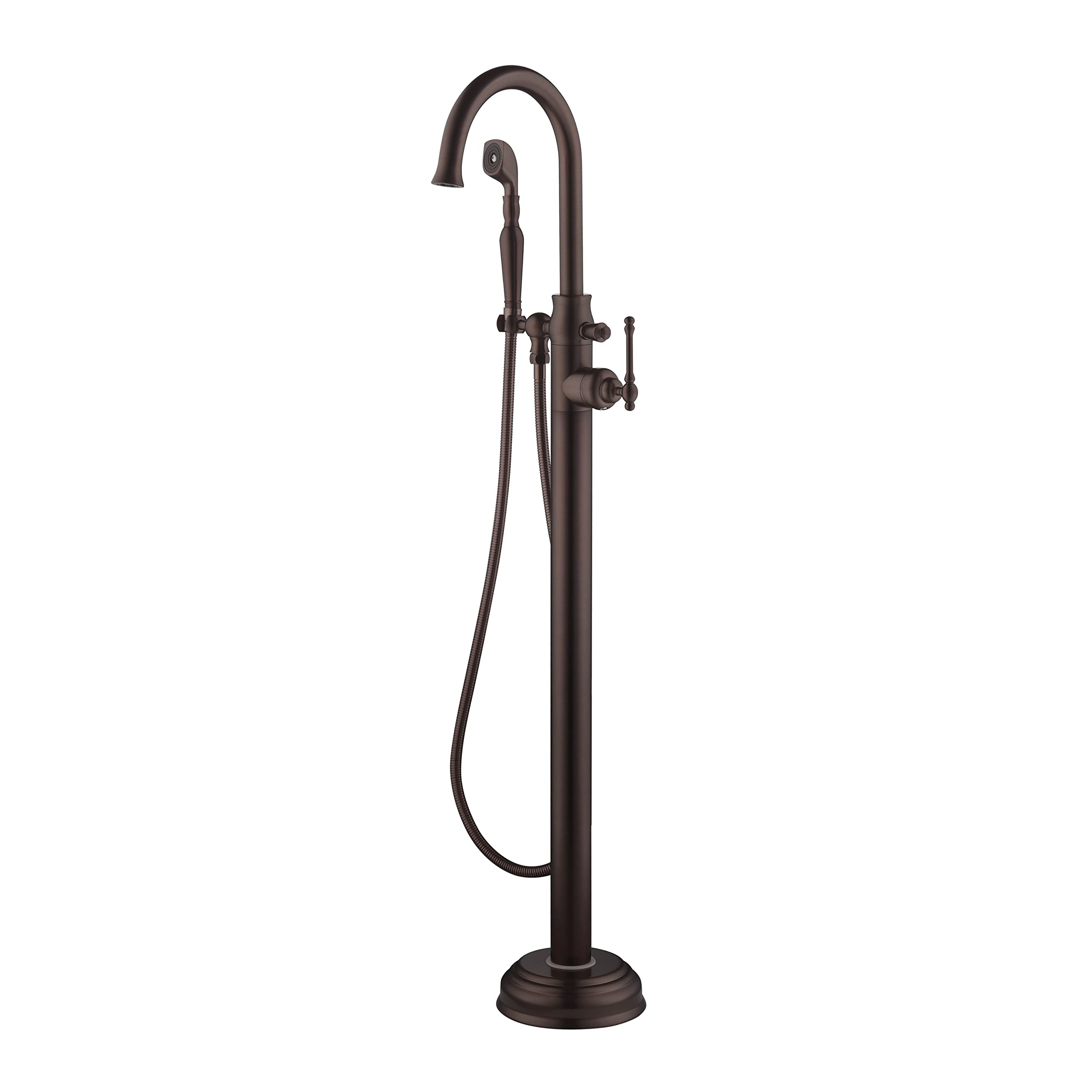 Lebaron Freestanding Tub Filler with Hand Shower