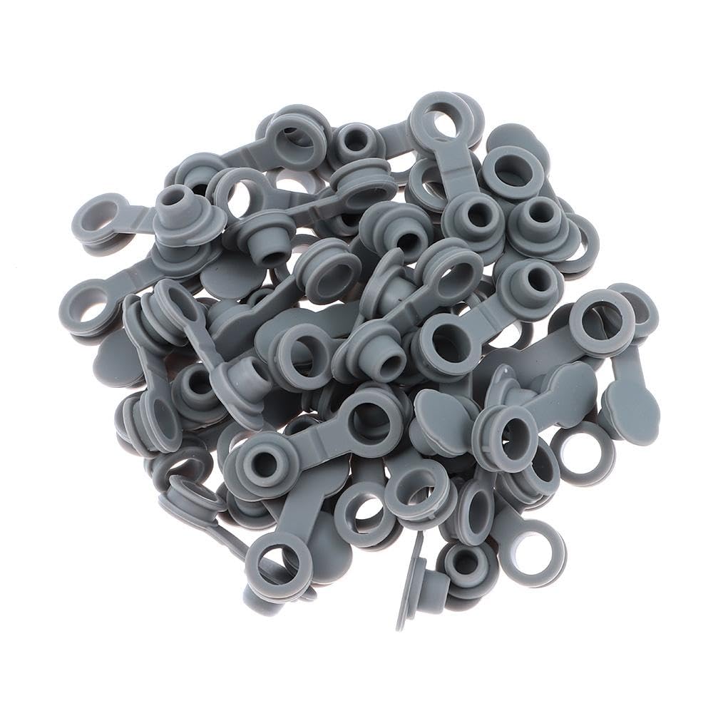 50pcs Universal Silicone Sealing Bottle Straw Hole Grommets Stopper Lids Straw Plug Replacement for 20/30Oz Cup