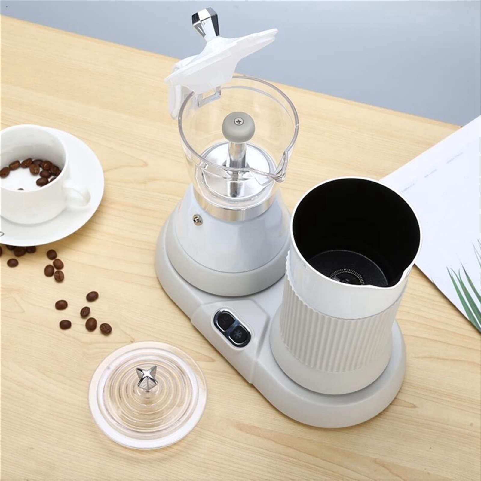 PSVOD Coffee Maker Coffee Maker Household Mini Automatic Milk Foaming Machine Slow Extraction Coffee Pot Mocha Pot Convenient