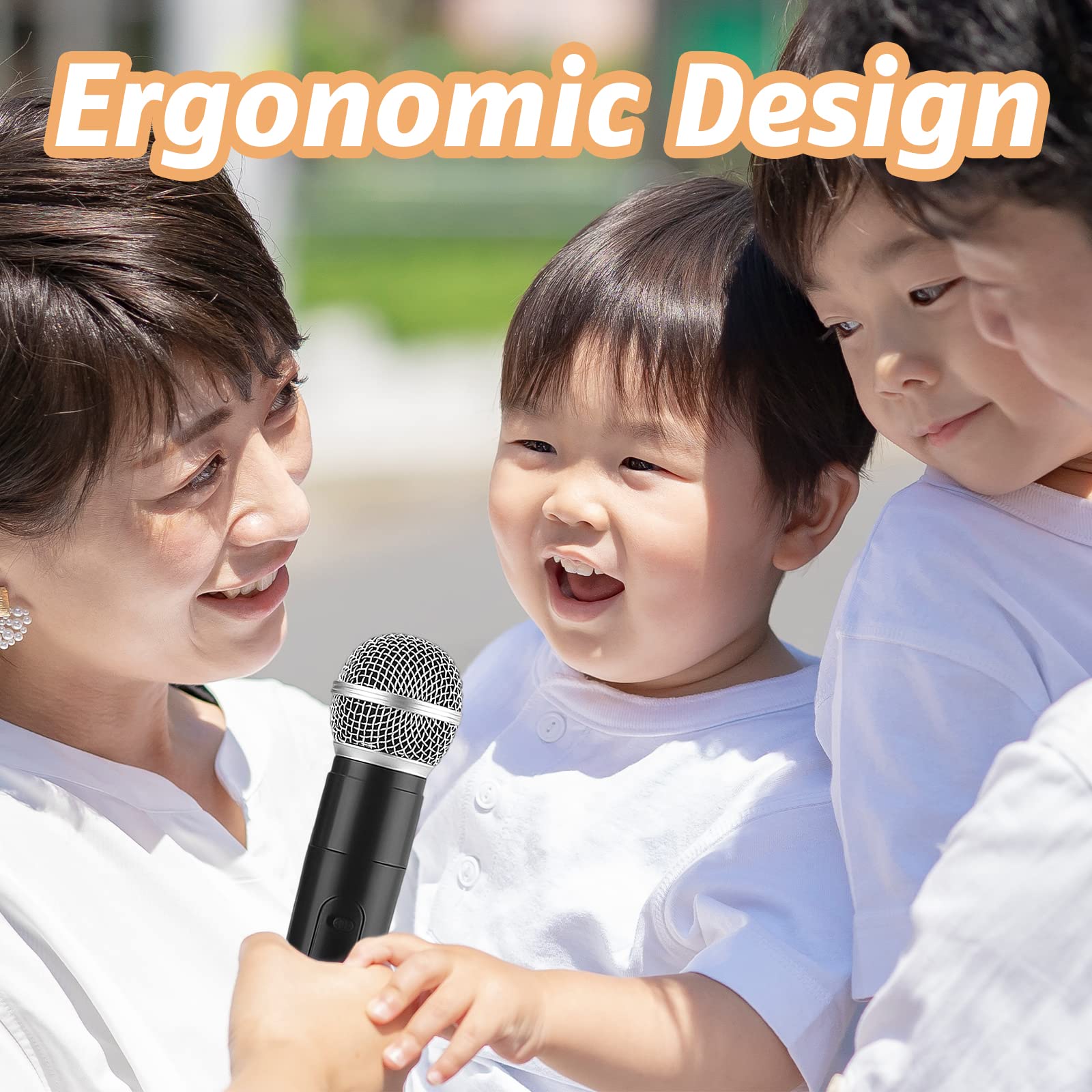 Tceapoo Microphone Props for Party, Toy Microphone Fake Microphone Simulate Speech Practice Microphone for Christmas Karaoke Fun Stage Costume Prop Birthday