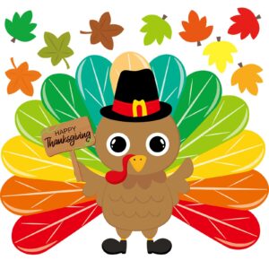 turkey bulletin board decoration set thanksgiving turkey cutouts fall classroom decor school supplies