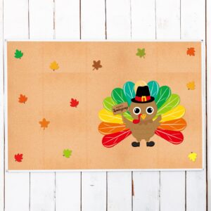 Turkey Bulletin Board Decoration Set Thanksgiving Turkey Cutouts Fall Classroom Decor School Supplies