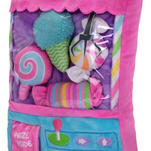 iscream Sweet Surprise Claw Machine Fleece 5-Piece Play Pillow Set with Embroidered Accents