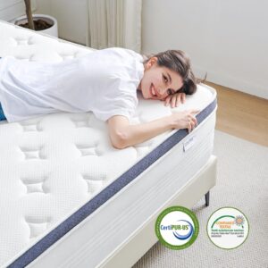 Dourxi Full Mattress, 12 Inch Full Size Hybrid Mattress in a Box with Gel Memory Foam, Individually Pocketed Springs for Support and Pressure Relief - Medium