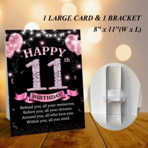 CMHIE 100th Birthday Party Signs with Paper Holder - Rose Gold 100 Year Birthday Party Table Signs Decorations for Happy Birthday Party Activities Celebration Reception Table Supplies - danpink19