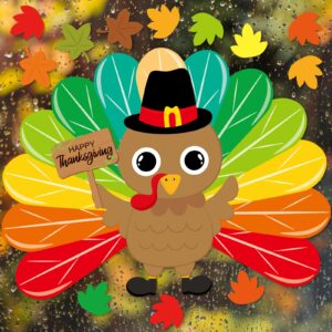 Turkey Bulletin Board Decoration Set Thanksgiving Turkey Cutouts Fall Classroom Decor School Supplies