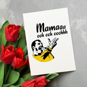 Funny Mother's Day Card For Mom From Daughter, Unique Birthday Gift Ideas, Card For Mama From Kids, Best Mom Gifts 2023