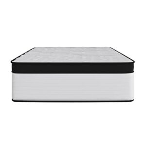 Taylor & Logan Linden 12" CertiPUR-US Certified Hybrid Pocket Spring Mattress in a Box with an Extra Firm Feel for Durable Support - Twin