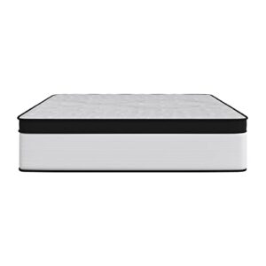 Taylor & Logan Linden 12" CertiPUR-US Certified Hybrid Pocket Spring Mattress in a Box with an Extra Firm Feel for Durable Support - Full