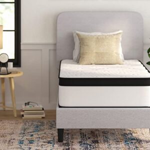 Taylor & Logan Linden 12" CertiPUR-US Certified Hybrid Pocket Spring Mattress in a Box with an Extra Firm Feel for Durable Support - Twin