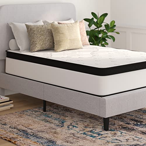 Taylor & Logan Linden 12" CertiPUR-US Certified Hybrid Pocket Spring Mattress in a Box with an Extra Firm Feel for Durable Support - Full