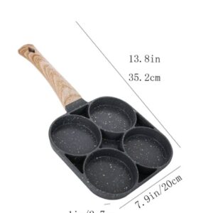 Sacchetto 4 section egg & hamburger frying pan