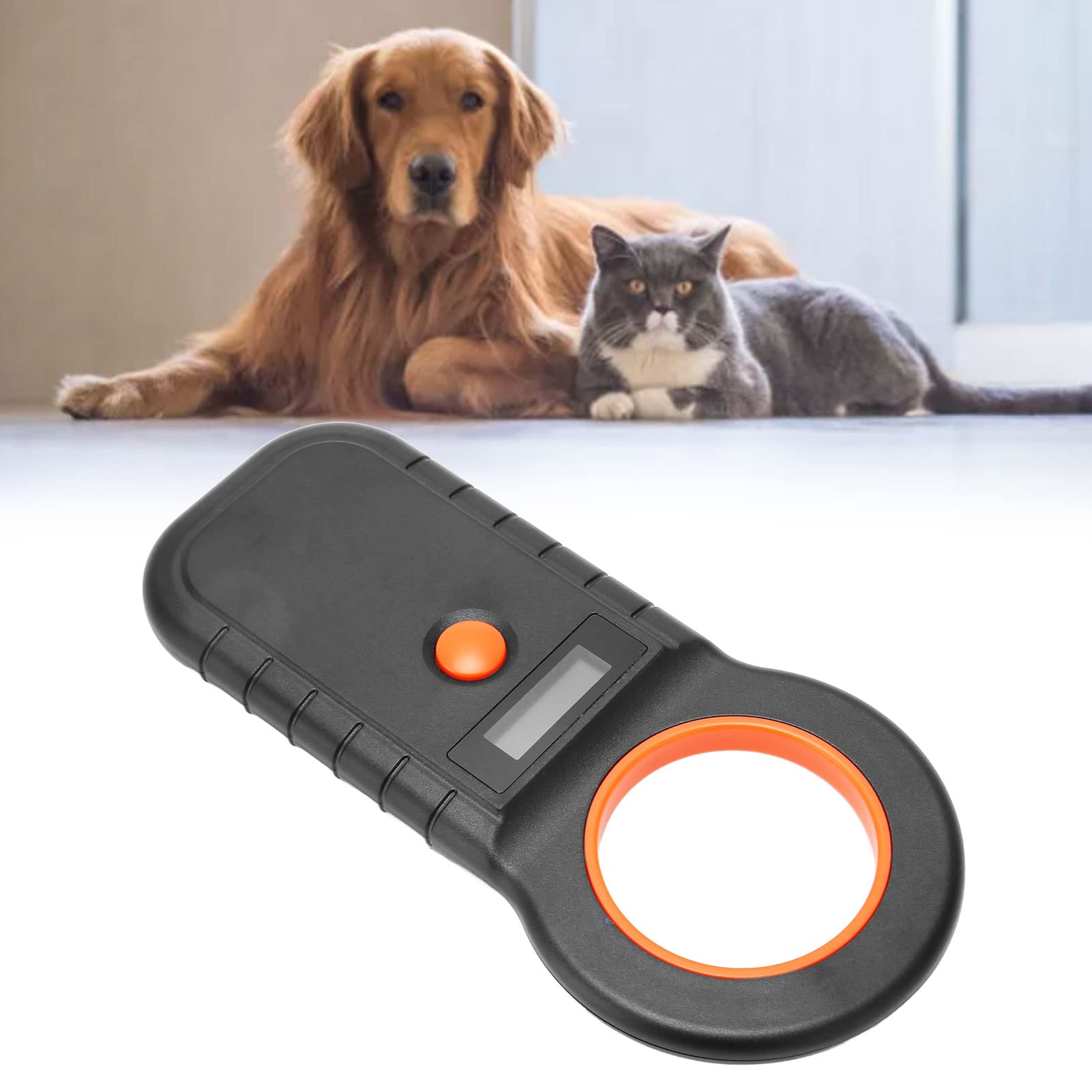 Pet Microchip Scanner 134.2Khz 125Khz EMID FDX B Wired USB 2.4G Bluetooth Handheld Animal Chip Reader (Black)