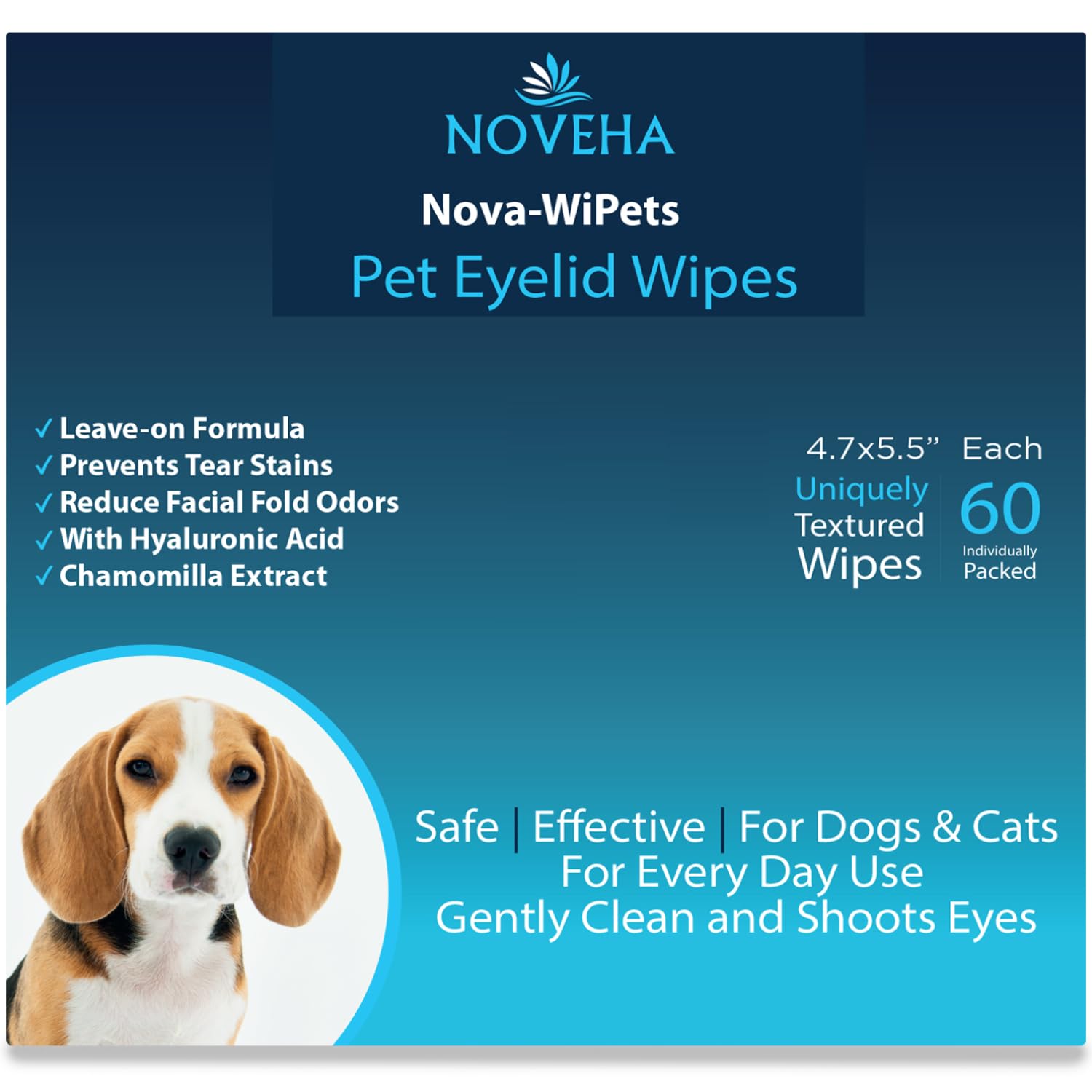 NOVEHA Pet Drops | Advanced Lanosterol Solution (60 Counts)