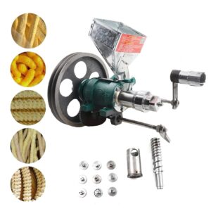 ecutee puffed food extruder rice corn puffing extrusion machine multi function puff snack machine for making cornflakes, hollow sticks made of corn and rice for street stall