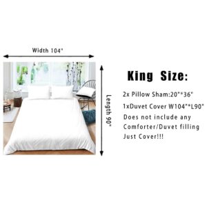 Kids Let's Get Naked Pattern Bedding Set Queen Size White Strip Lines Bedding Duvet Cover Set For Boys Teens Decor Geomestric Comforter Cover Set Black White Bedspread Cover Bedroom Quilt Cover 3Pcs