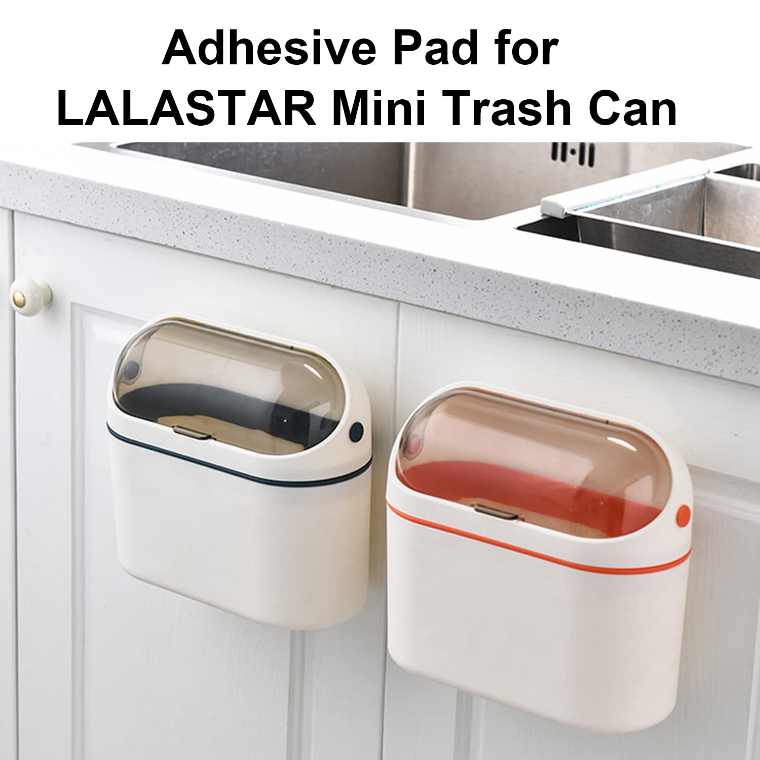 LALASTAR Adhesive Pad Mini Trash Can