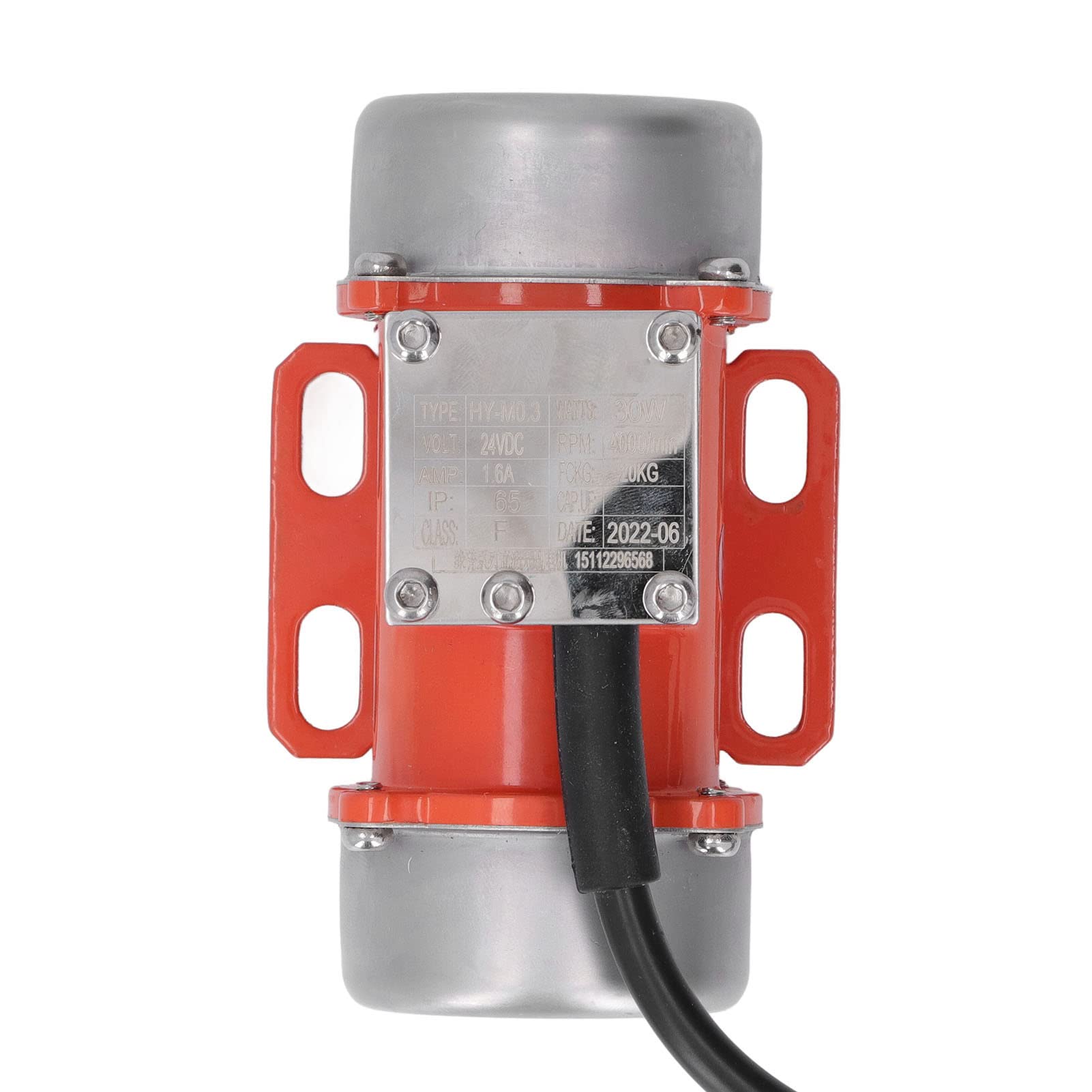 Concrete Vibrator Motor Electric Vibrating Motor 30W 4000RPM, Brushless DC Vibration Motor Adjustable Speed Controller, Mini Heavy Duty Industrial Concrete Vibrator (DC24V)