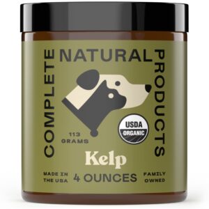 complete natural products organic kelp powder for pets - 4oz - pure organic kelp powder