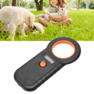 Pet Microchip Scanner 134.2Khz 125Khz EMID FDX B Wired USB 2.4G Bluetooth Handheld Animal Chip Reader (Black)