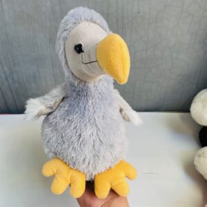 Whrigud 11'' Realistic Dodo Bird Stuffed Animal Pillow Plush Toy Soft Ugly Dodo Plushie Big Birds Stuffed Animals Pillows for Kids Gifts Home Decor (dodo Bird)