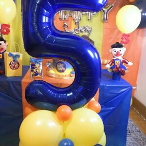 40 Inch Number 8 Balloon, Giant Navy Blue 8 18 28 80 Birthday Balloons for Men Boys, 8th Birthday Decorations Party Supplies, Wedding Anniversary, Graduations