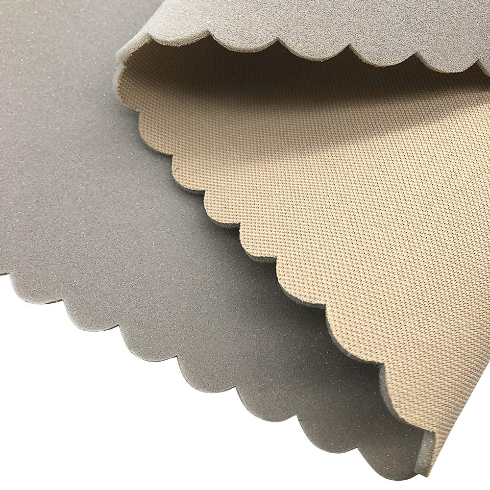 otoez Headliner Fabric Material with 1/8" Foam Backing 60" x 2 Yard DIY Headliner Fabric for Automotive Home Replacement Repair, 2 Yard 3 Yard 5 Yard 10 Yard Long (Beige)