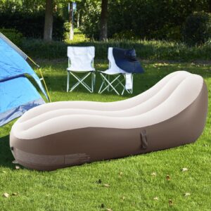 Outraveler Inflatable Couch Air Sofa,Blow Up Chaise Lounge for Outdoor and Home