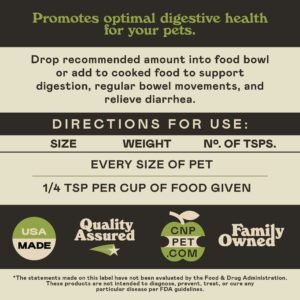 Complete Natural Products Digestive Enzymes for Pets - 4oz - Pure Plant Based Digestive Enzymes