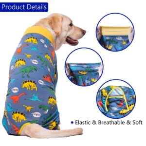 kzrfojy Dog Recovery Suit for Dogs After Surgery Female Male Medium Large Dog Neuter Spay Onesie for Shedding Prevent Licking Surgical Wound Dog Cone Alternative