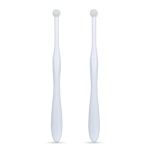 mioyoow 2pcs dog toothbrush, pet toothbrush with ultra soft bristles for sensitive pet teeth & gums puppy kitten cats small breed dogs