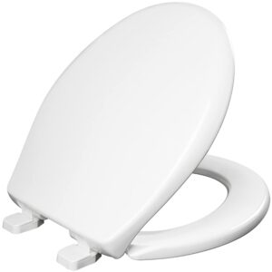 MAYFAIR 8100SL 000 Collins Plastic Toilet Seat Bundle with LUXE Bidet NEO 185 Attachment