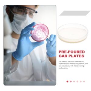 SOLUSTRE 10pcs Nutrient Agar Plate Petri Dish Petri Dish with Lid Agar Plates Culture Plate