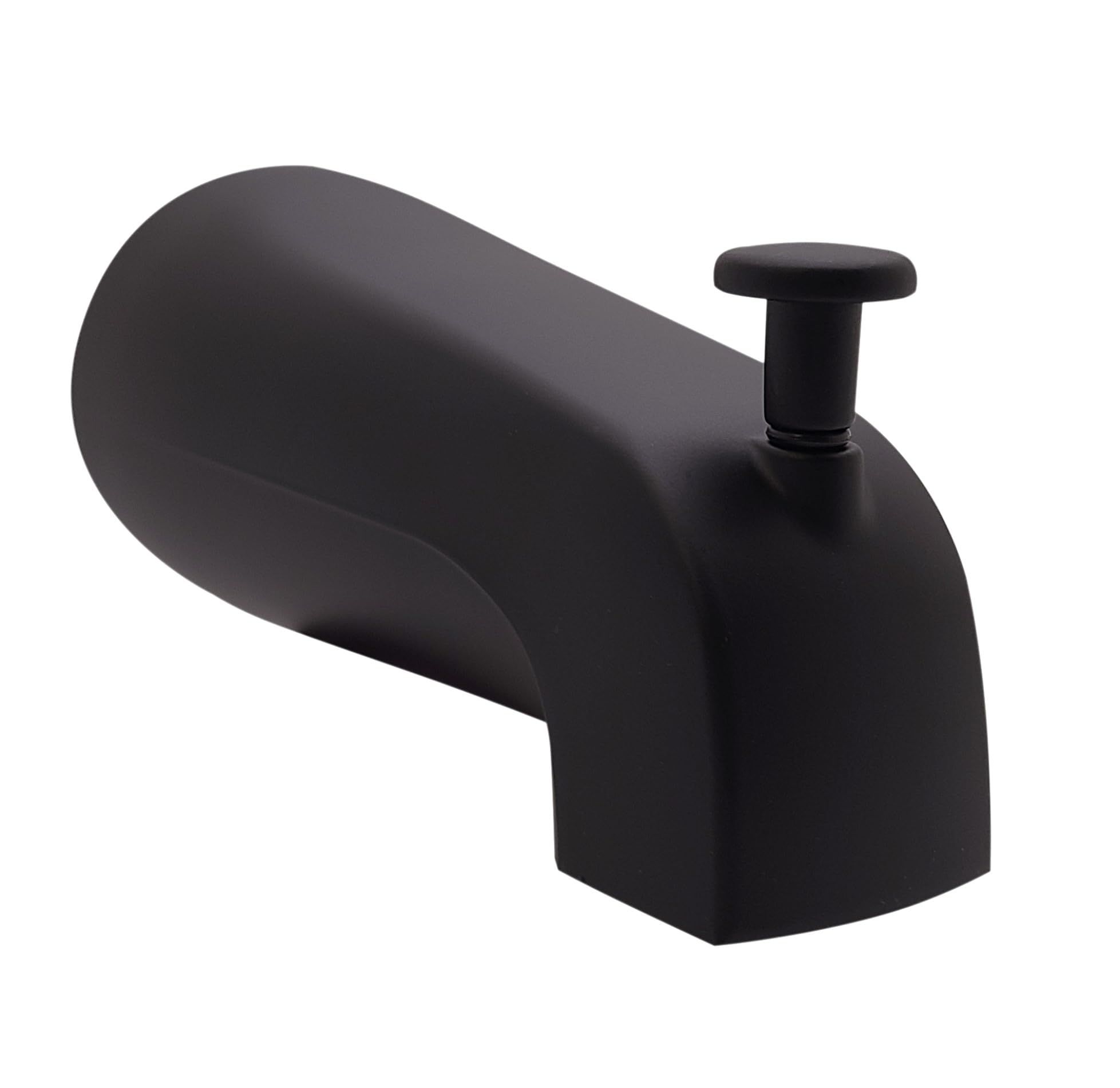 Westbrass E531D-1F-12 5-1/4" Reach Wall Mount Tub Spout with Front Diverter, Oil Rubbed Bronze