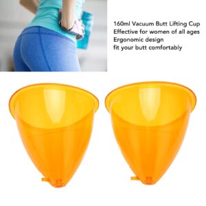 Buttock Vacuum Cups for Butt, L Size 160ml Butt Suction Cups, Body Massage Vacuum Cupping Machine Accessories for Home Salon