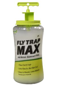 rescue! fly trap max – extra large reusable outdoor fly trap