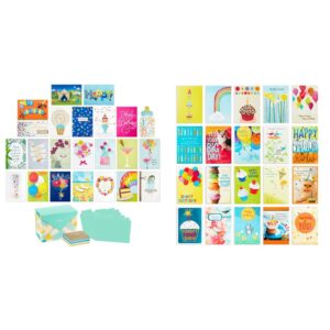 hallmark assorted boxed greeting cards (24 cards) and hallmark birthday cards assortment (20 cards)