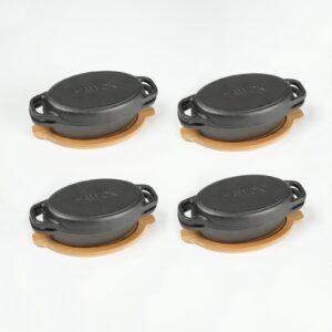 HAWOK Cast Iron Dutch Oven Oval set…