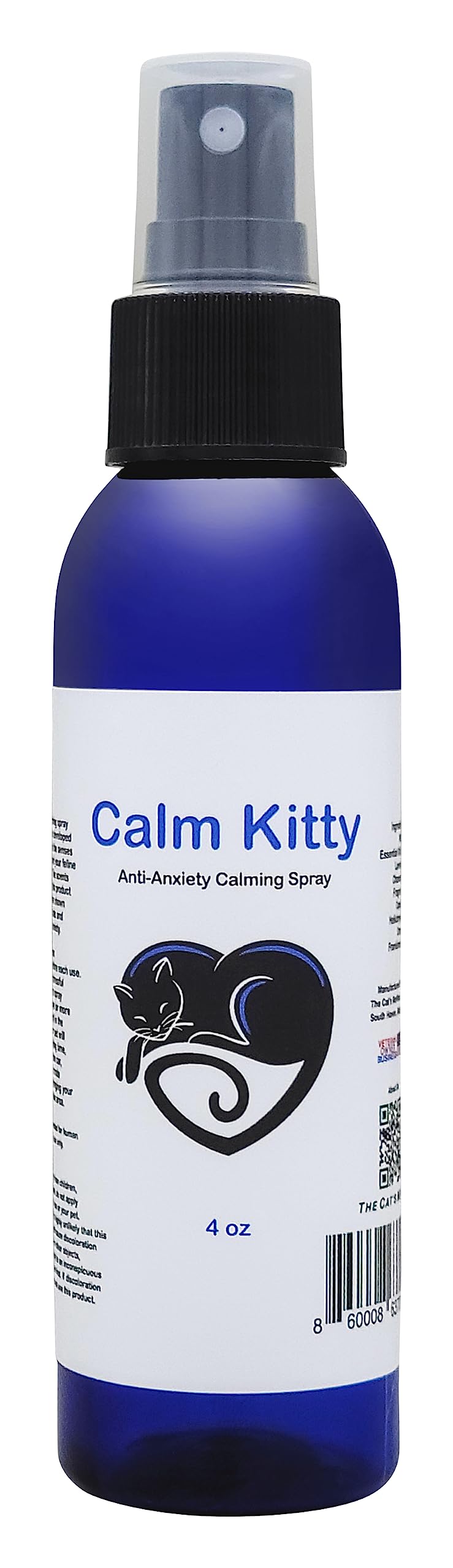 The Cat's MeWow Calm Kitty Calming Spray - Natural Stress Relief & Anxiety Relief for Cats - Drug-Free Calming Solution