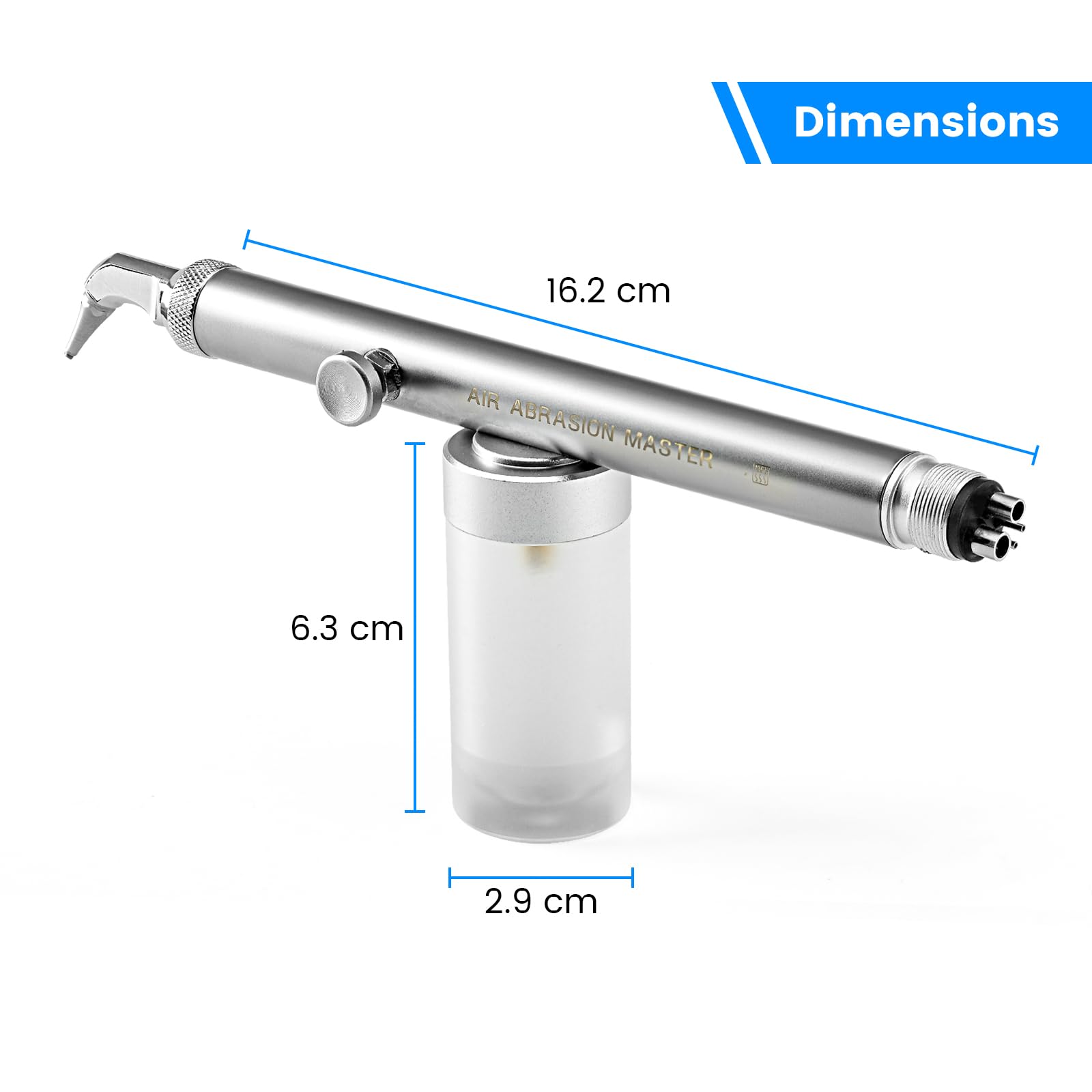 Dental Sandblaster Sandblasting Aluminum Oxide Kit, Wet And Dry Dual Use Micro Sand Blaster Equipment, Cleaning And Roughening Teeth