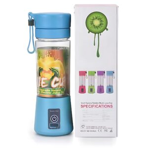 ASTHAN - Compact, Travel Size, USB Rechargeable 12 Oz Portable Handheld Blender with Powerful Motor: Perfect for Smoothies, Shakes, Fruit/Veggie Juicer & Baby Food